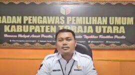 Ketua Badan Pengawas Pemilu (Bawaslu) Kabupaten Toraja Utara Brikken Linde Bonting. Foto Dok:(Ist)
