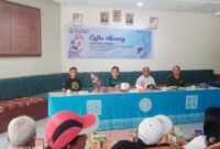 Dinas Diskominfo Torut gelar Coffee Morning bersama awak media di Pola Kantor Bupati Toraja Utara, Jumat (16/02/24). Foto Dok:(Jamaluddin/inspirasipos.com)