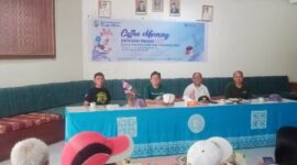 Dinas Diskominfo Torut gelar Coffee Morning bersama awak media di Pola Kantor Bupati Toraja Utara, Jumat (16/02/24). Foto Dok:(Jamaluddin/inspirasipos.com)