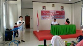 Dirut RS. Elim Rantepao, Dokter Adrian Benedict Wijaya (kiri) saat membuka kegiatan bakti sosial nasional kemerdekaan di Aula Kantor RS. Elim Rantepao Lt.3, Kecamatan Rantepao, Kabupaten Toraja Utara, Sulsel, Jumat (18/8/2023) pagi. Foto Dok:(Erlin/inpirasipos.com)