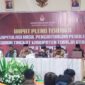 KPU Toraja Utara Gelar Rapat Pleno Terbuka Rekapitulasi Perhitungan Suara Hasil Pemilu 2024.  Foto Dok:(Frederik Sampebua/inspirasipos.com).