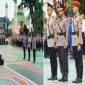 Kapolres AKBP Zulkarnain pimpin Sertijab Wakapolres dan Kasatreskrim di halaman Makopolres Lutim, Selasa (31/12/2025).