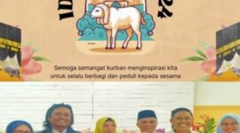 Ir. Yunan Yunus Kadir bersama Ketua DPRD Kabupaten Toraja Utara, Nober Rantesiamma, mengenakan kopia hitam (tengah) dan Terry Batti, S.Sos, (kanan). Foto Dok Banner: inspirasipos.com