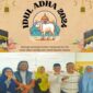 Ir. Yunan Yunus Kadir bersama Ketua DPRD Kabupaten Toraja Utara, Nober Rantesiamma, mengenakan kopia hitam (tengah) dan Terry Batti, S.Sos, (kanan). Foto Dok Banner: inspirasipos.com