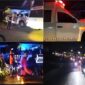 Kasatlantas Polres Torut, Iptu Marzuki saat melakukan pengawalan jenasah di jalan Trans Sulawesi, Lembang Tondon Matallo, Kecamatan Tondon, Kabupaten Toraja Utara, Minggu (08/09/2024) malam. Foto Dok:(redaksi/inspirasipos.com).