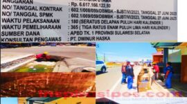 Kondisi drainase Jembatan Kembar Malanggo (JKM) di Kelurahan Malanggo’, Kecamatan Rantepao, Kabupaten Toraja Utara, Sulawesi Selatan, yang dikeluhkan warga setempat, Kamis (19/09/2024.Foto Dok:(Erlin/inspirasipos.com)