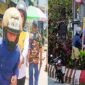 Foto terduga pelaku BP (61) saat diamankan oleh sejumlah warga yang kedapatan merusak Baliho Paslon 01 Ombas-Marthen di Jalan Trans Sulawesi, Ahmad Yani, pada Jum'at (18/12/2024) siang. Foto Dok: Redaksi.