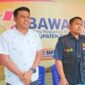 Kasat Reskrim Polres Torut, Iptu Ridwan (kiri) dan Ketua Bawaslu Torut, Brikken Linde Bonting (Kanan). Foto Dok: Ist.