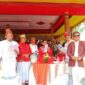 Suasana pembukaan acara Sidang Raya ke- XVIII di hadiri Bupati dan Wakil Bupati Torut non aktif Ombas-Dedy. Nampak hadir Calon Wakil Bupati 02 Andrew Branch Silambi di Kete' Kesu, Kecamatan Kesu, Kabupaten Toraja Utara, Sulawesi Selatan, pada Jum'at (08/11/2024). Foto tangkapan layar/ screenshot (SS) di Group Kampanye Virtual.