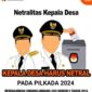 Foto Ilustrasi Kepala Desa/Lembang dan himbauan dilarang berpolitik praktis.