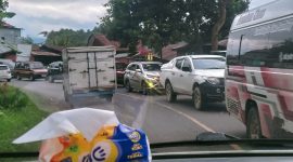 Pantauan awak media saat melintas di wilayah Rantelemo, Kabupaten Tana Toraja, Selasa (23/12/2024) sore.
