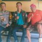 Kapolsek Bumi Raya, Iptu Amir Amsah (kiri), Pempred media koran online transtribun.com dan Pempred media koran online inspirasipos.com di Mapolsek Bumi Raya, Morowali Utara, Sulteng, Senin (17/03/2025). Foto Dok: Redaksi 