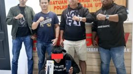 Tim Resmob Polres Torut Bekuk Terduga Pencurian Barang Elektronik di Bangkelekila. Foto Dok: Ist.