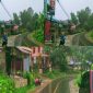 Nampak jalan poros Tondon-Palopo diguyur hujan deras, Kecamatan Tondon, Kabupaten Toraja Utara, Sulawesi Selatan, Minggu (8/06/2025) siang. Foto Dok: inspirasipos.com/Arie Mean.