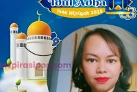 Foto Iklan: Ucapan selamat hari raya idul Adha 1446 H/2025. Kepala Sekolah SMAN 5 Toraja Utara. By. Redaksi/Erlinuddin.