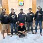Tim Resmob Polres Torut saat amankan terduga pelaku. Foto Dok: Ist.