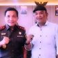 Aktivis antikorupsi terkemuka Sulawesi Selatan, Djusman foto bareng kejaksaan Soppeng. (Foto.Dok: istimewa).