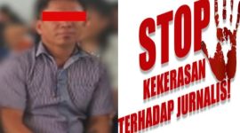 Terduga pelaku BR, yang aniaya jurnalis saat hendak meliput di SMAN 1 Rantepao pada Kamis (07/08/2025) siang. Foto.Dok: Redaksi.