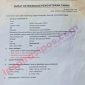 Surat pengajuan pendaftaran tanah di BPN Torut. Foto Dok: Handover.