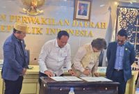 Andi Abdul Waris Halid dalam Rapat Dengar Pendapat (RDP) bersama Kementrian Perhubungan RI, beberapa waktu lalu padaSelasa (26/8/2025) meminta Kementerian Perhubungan untuk memberi perhatian lebih terhadap Pelabuhan Garongkong di Kabupaten Barru, Sulawesi Selatan, serta melanjutkan pembangunan jalur kereta api Makassar–Parepare. Foto Dok: Ist.