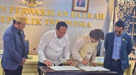 Andi Abdul Waris Halid dalam Rapat Dengar Pendapat (RDP) bersama Kementrian Perhubungan RI, beberapa waktu lalu padaSelasa (26/8/2025) meminta Kementerian Perhubungan untuk memberi perhatian lebih terhadap Pelabuhan Garongkong di Kabupaten Barru, Sulawesi Selatan, serta melanjutkan pembangunan jalur kereta api Makassar–Parepare. Foto Dok: Ist.