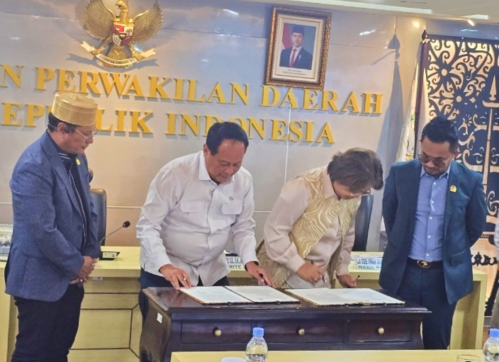 Andi Abdul Waris Halid dalam Rapat Dengar Pendapat (RDP) bersama Kementrian Perhubungan RI, beberapa waktu lalu padaSelasa (26/8/2025) meminta Kementerian Perhubungan untuk memberi perhatian lebih terhadap Pelabuhan Garongkong di Kabupaten Barru, Sulawesi Selatan, serta melanjutkan pembangunan jalur kereta api Makassar–Parepare. Foto Dok: Ist.