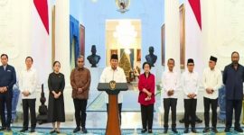 Presiden RI Prabowo Subianto menggelar pertemuan dengan para ketua umum partai politik serta pimpinan lembaga negara menyikapi kondisi saat ini terkait aksi demo disejumlah wilayah di Indonesia. Foto: Biro pers kepresidenan