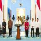 Presiden RI Prabowo Subianto menggelar pertemuan dengan para ketua umum partai politik serta pimpinan lembaga negara menyikapi kondisi saat ini terkait aksi demo disejumlah wilayah di Indonesia. Foto: Biro pers kepresidenan