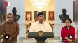 Presiden Prabowo Subianto menegaskan berapa pentingnya membuka ruang dialog bagi masyarakat guna menyampaikan aspirasi. Hal itu ditegaskan usai menggelar pertemuan dengan pimpinan lembaga negara dan ketua umum partai politik di Istana Merdeka, Jakarta, Minggu (31/8/2025). Foto: Ist.