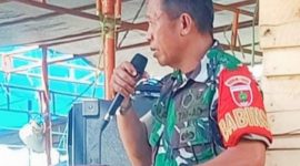 Babinsa Sertu Amir Pabane Babinsa Mari-Mari Kecamatan Sabbang, Kabupaten Luwu Utara. Foto.Dok: Istimewa.