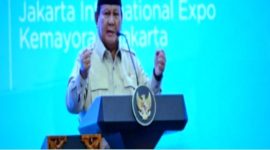 Presiden Prabowo Subianto saat menyampaikan arahan dihadapan guru dan kepala Sekolah Rakyat di JI-Expo, Kemayoran, Jakarta, Jumat (22/8/2025) lalu. Foto Dok: Editin Redaksi/inspirasi.news
