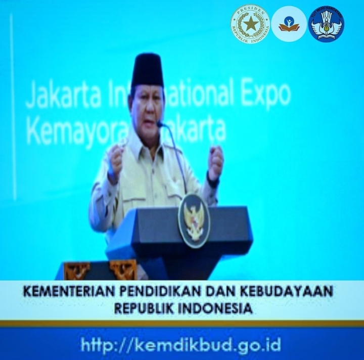Presiden Prabowo Subianto saat menyampaikan arahan dihadapan guru dan kepala Sekolah Rakyat di JI-Expo, Kemayoran, Jakarta, Jumat (22/8/2025) lalu. Foto Dok: Editin Redaksi/inspirasi.news