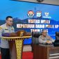 Kapolda Kaltim Irjen Pol. Endar Priantoro, S.H., S.I.K., C.F.E., M.H membuka kegiatan Visitasi Monev KIP RI untuk Perkuat Keterbukaan Informasi Publik di Gedung Mahakam, Rabu (3/9/2025). Foto Dok: Ist
