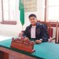 Praktisi hukum Jerib R Talebong, MH, saat berada di ruangan persidangan mendampingi kliennya Foto Dok: Handover