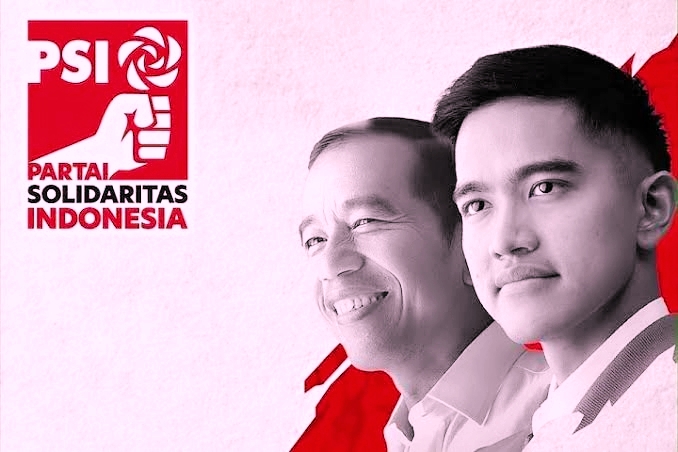 Mantan Presiden Joko Widodo bersama Anakda Kaesang Pangarep, Ketua Umum Partai Solidaritas Indonesia (PSI). Foto Dok: Banner 