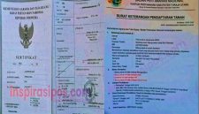 Arsip Sertifikat Tanah yang dinyatakan hilang. Daftar terlampir di kantor Notaris Pahala Lammiduk Rumahorbo, Jl. Monginsidi, Depan SMA Katolik Rantepao, Kecamatan Rantepao, Kabupaten Toraja Utara, Sulawesi Selatan, Rabu (24/09/2025).