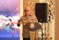 Kapolda Banten Brigjen Pol Hengki mencanangkan Commander Wish sebagai arah kebijakan Polda Banten, pada Rabu (3/9/2025). Foto Dok: Ist